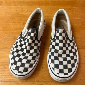 Vans Checkerboard Slip-On Sneakers